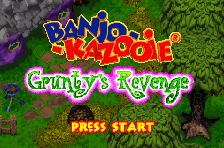 Banjo Kazooie Grunty's Revenge Title Screen